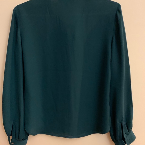 Banana Republic Tie-Neck Tuxedo Blouse - Picture 4 of 4